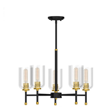 Industrial Style Glass Chandelier Light Indoor Lamp